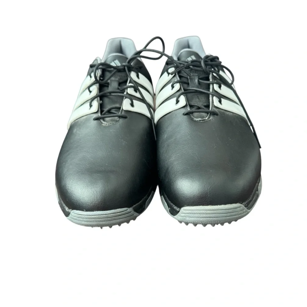 Adidas Golf Men’s Shoes Size 11.5 Pure TRX Black White Microfiber Leather F33315